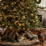 Deer Quilted Tree Skirt