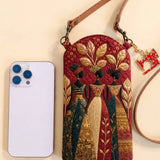 Soulbound Roots Quilted Slim Phone Crossbody Bag