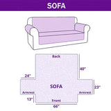 Christmas Holiday Glow Quilted Sofa Cover
