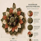 Quilted Floral Christmas Door Hanger Sewing Kit