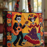 Love Of The Dead Quilted Tote Bag