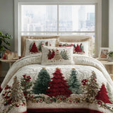 Frosted Wonder 3‑Piece Quilted Bedding Set