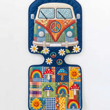 Hippie Van Quilted Car Seat Protector