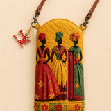 Soulbound Roots Quilted Slim Phone Crossbody Bag