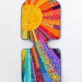 Hippie Sun Quilted Car Seat Protector