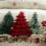 Frosted Wonder 3‑Piece Quilted Bedding Set