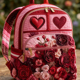 Rose & Heart Hippie Van Quilted Backpack