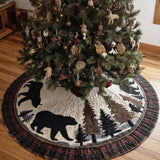 Backwoods Trophy Christmas Quilted Tree Skirt