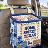Home Sweet Texas Quilted Car Basket