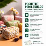 Quilted beauty case with cute hen NCU0NT10536