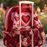 Rose & Heart Hippie Van Quilted Backpack