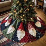 Noel Nostalgia Quilted Christmas Tree Skirt