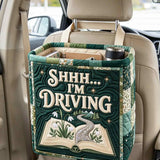 Quiet Driver Quilted Car Basket