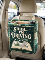 Quiet Driver Quilted Car Basket