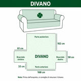 Quilted sofa cover with silent night NCU0PT9805