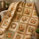 Pumpkin Harvest Quilted Blanket