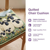 Love Heart Quilted Chair Cushion