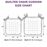 Love Heart Quilted Chair Cushion