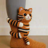 Funny Animal Theme Socks, Colorful Cartoon Print Cotton Socks, Casual Novelty Socks for Gift Party