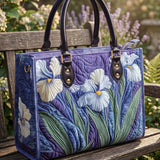 Iris Quilted Leather Strap Bible Handbag