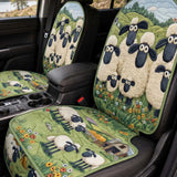 Cute Sheep Quilted Car Seat Protector