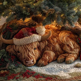 Holiday Farmstead Quilted Tree Skirt