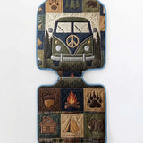 Camper Van Quilted Car Seat Protector
