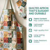 Sheep Quilted Apron Set (2-Piece) – Padded Apron + Heat-Resistant Oven Mitts