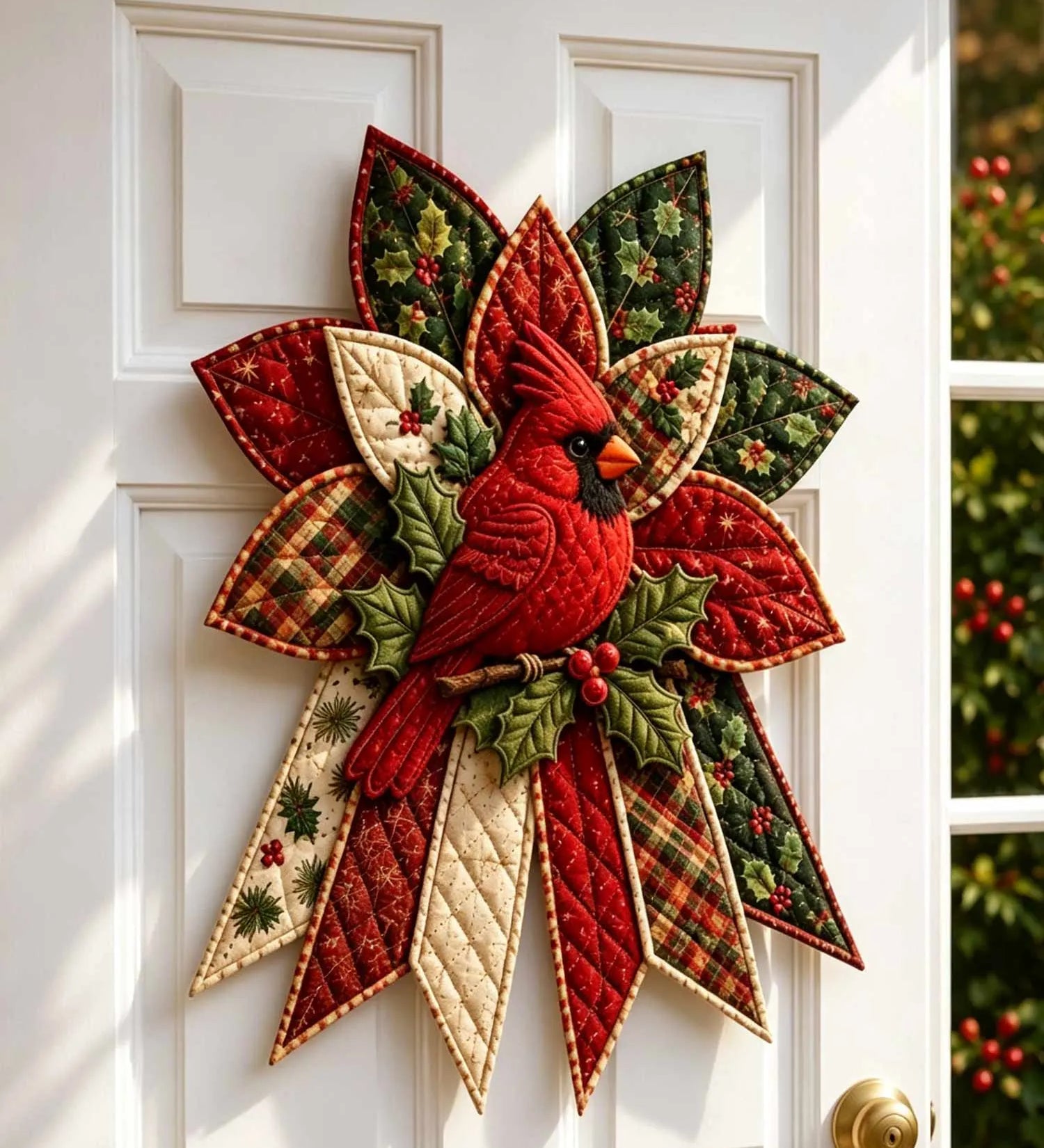 DIY Sewing Kit for Quilted Christmas Door Hanger