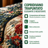 Quilted sofa cover with nature roots NCU0NT11846