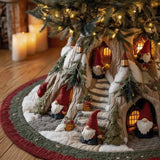 Snowy Gnome Quilted Tree Skirt