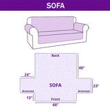 Heart Garden Quilted Sofa Cover