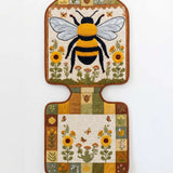 Sunflower And Bee Quilted Car Seat Protector
