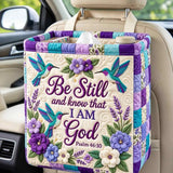 Be Still Quilted Car Basket