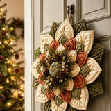 Quilted Floral Christmas Door Hanger Sewing Kit