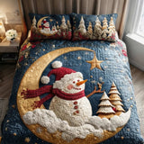 Winter Snow Parade 3-Piece Quilted Bedding Set