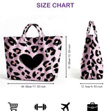 Marine life Print And Hearts PVC Tote Bag