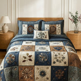 Earth Harmony 3-Piece Quilted Bedding Set