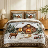 Cozy Cabin 3‑Piece Quilted Bedding Set