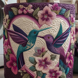 Hummingbird Heaven Quilted Laundry Basket