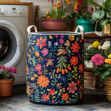 Boho Style Laundry Basket in Patchwork