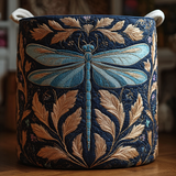Quilted laundry basket with dragonflies NCU0DDK1159