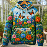 Butterfly Flower Garden Hoodie GFTOHNL2672