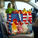 Funny Chicken Quilted Shopping Bag GFTOMA9200