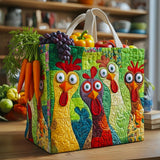 Cheeky Chicken Quilted Shopping Bag GFTOMA9205