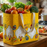 Funky Chicken Quilted Shopping Bag GFTOTP16615