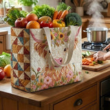 Fluffy Moo Quilted Shopping Bag GFTOTP16674