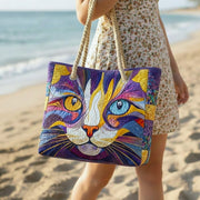 Quilted Beach and Pool Bag Free Spirit Cat