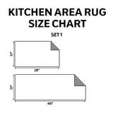 Non-slip Christmas Kitchen Mat with Golden Pine NCU0TD1717