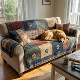 Quilted Sofa Cover Elegance Country